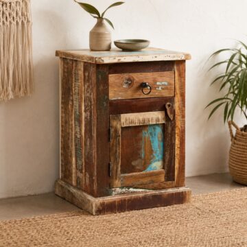Longsands 1 Drawer 1 Door Bedside Table