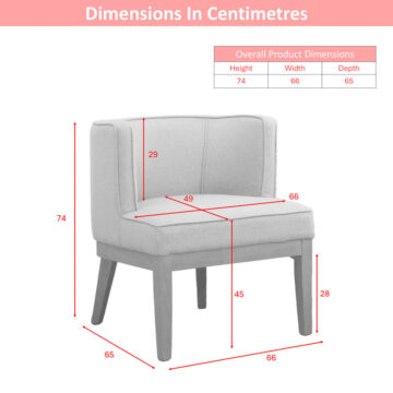 Jamestown Armchair | Herringbone Grey