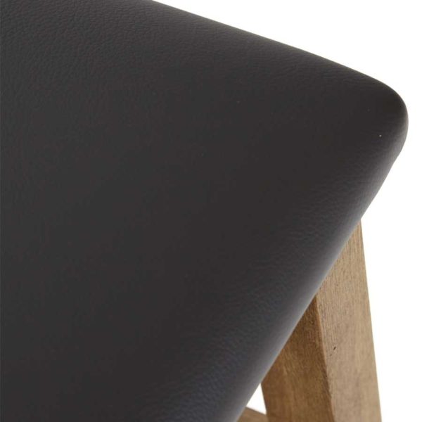 Kalmar Oak Dining Chair | Brown PU