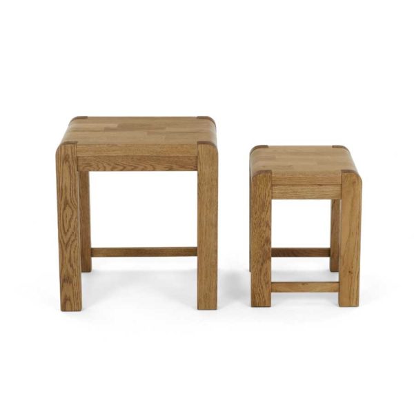 Kalmar Oak Nest of 2 Tables