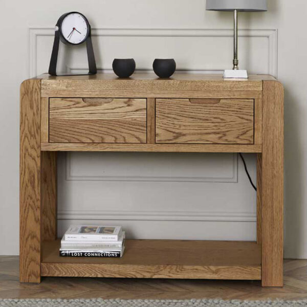 Kalmar Oak Console Table