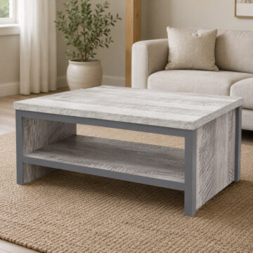 Fenway Grey Simple Coffee Table