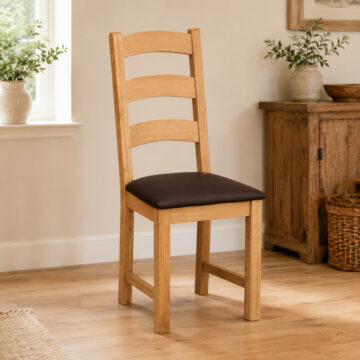 Belmont Oak Ladder Back Dining Chair