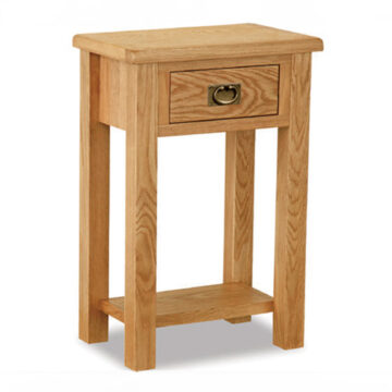 Belmont Oak 1 Drawer Telephone Table