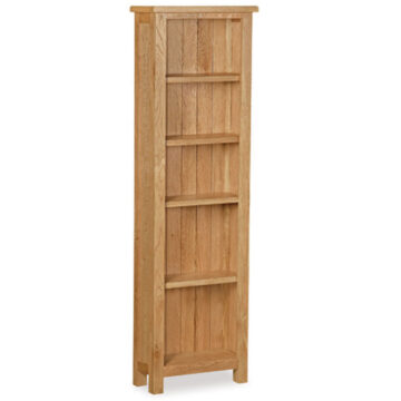 Belmont Oak Slim Bookcase