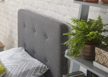 Helsinki Grey 3′ Single Bedstead