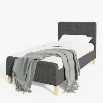 Helsinki Grey 3′ Single Bedstead