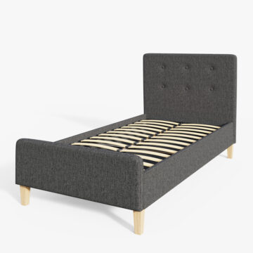 Helsinki Grey 3′ Single Bedstead