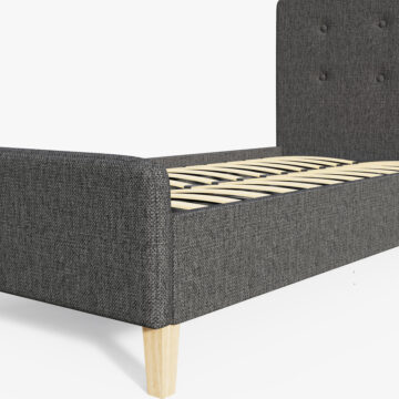Helsinki Grey 3′ Single Bedstead
