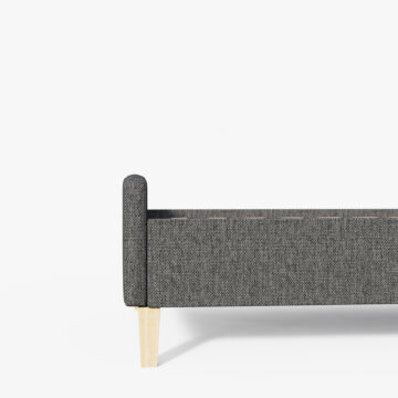 Helsinki Grey 3′ Single Bedstead