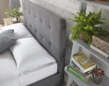 Helsinki Grey 5′ King Size Bedstead