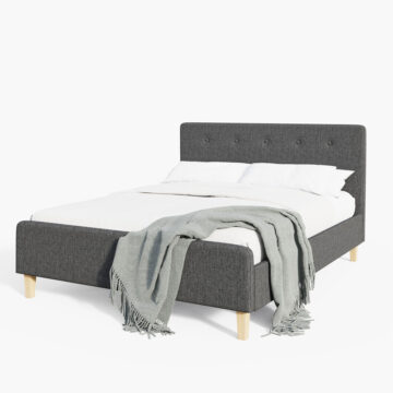 Helsinki Grey 5′ King Size Bedstead