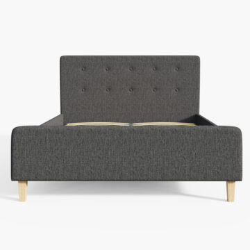 Helsinki Dark Grey 5′ King Size Ottoman Bed