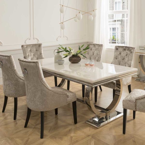 Kefalonia 2m Dining Table | Cream | Part Assembled