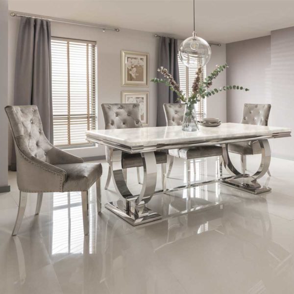 Kefalonia 2m Dining Table | Cream | Part Assembled