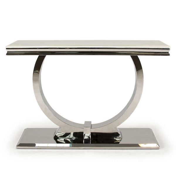 Kefalonia Console Table | Cream | Part Assembled