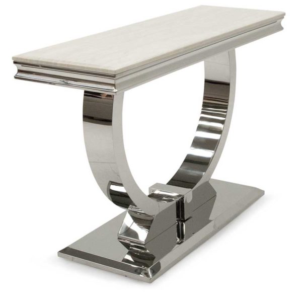 Kefalonia Console Table | Cream | Part Assembled