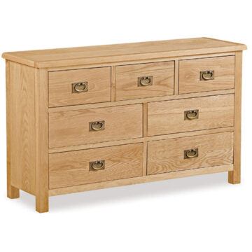 Belmont Oak 3 Over 4 Chest of Drawers
