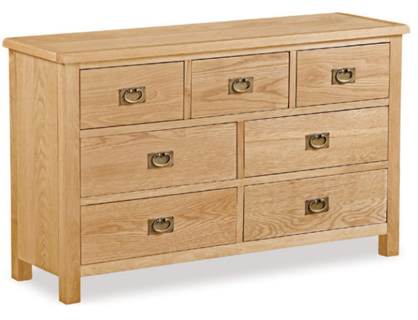 Belmont Oak 3 Over 4 Chest of Drawers
