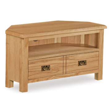 Belmont Oak Corner TV Unit