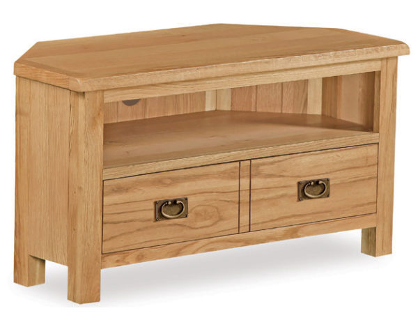 Belmont Oak Corner TV Unit