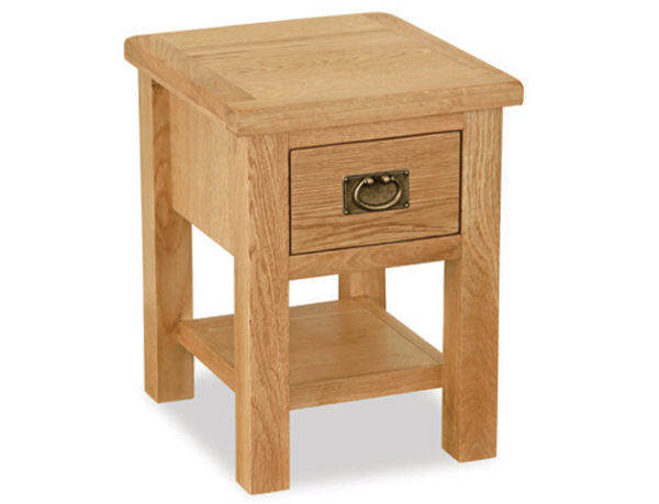 Belmont Oak Lamp Table| Bedside Table | Clearance