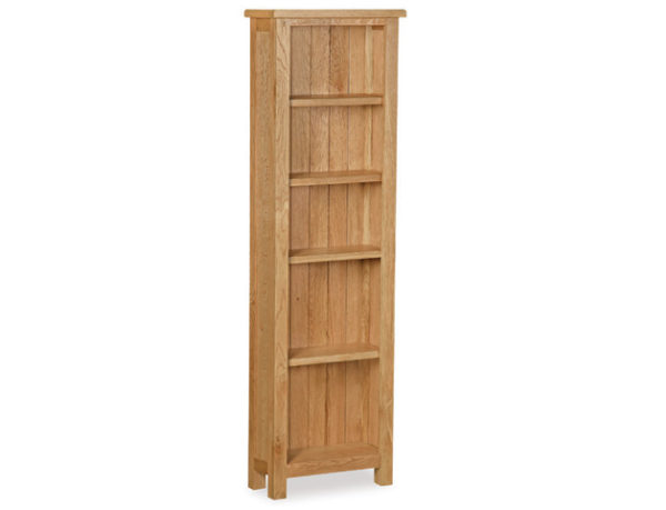 Belmont Oak Slim Bookcase