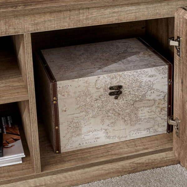 Valley Oak Compact TV Unit | Self Assembly