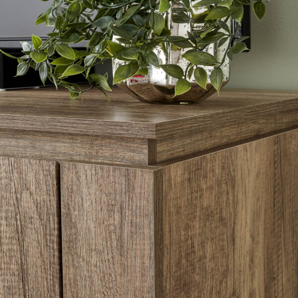 Valley Oak Compact TV Unit | Self Assembly