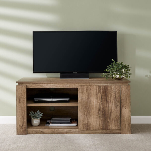 Valley Oak Compact TV Unit | Self Assembly