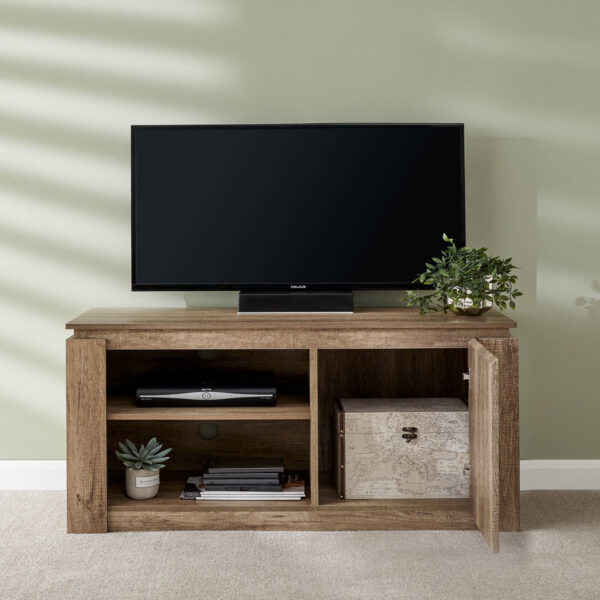 Valley Oak Compact TV Unit | Self Assembly