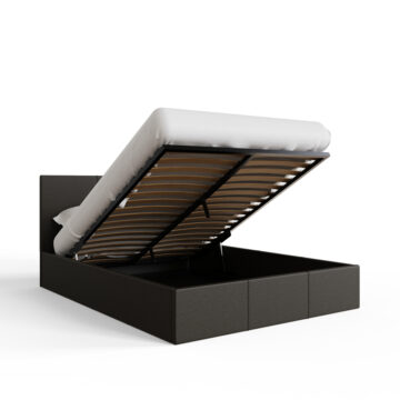 Marikina Grey 4′ End Lift Small Double Ottoman Bed