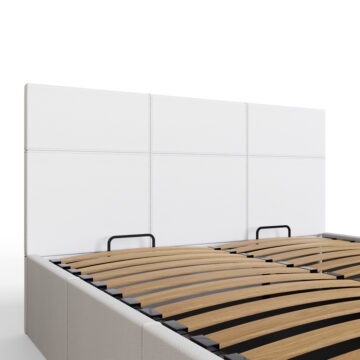 Marikina White 4′ End Lift Small Double Ottoman Bed
