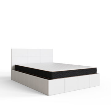 Marikina White 4′ End Lift Small Double Ottoman Bed