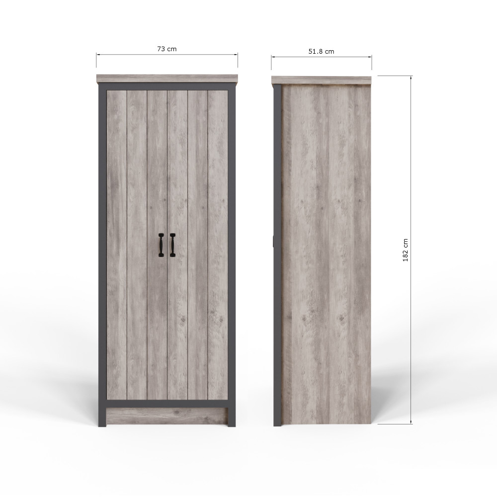 Fenway Grey 3 Piece Bedroom Set