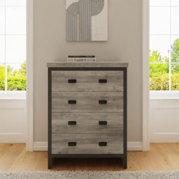 Fenway Grey 4 Piece Bedroom Set