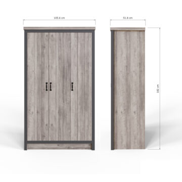Fenway Grey 4 Piece Bedroom Set