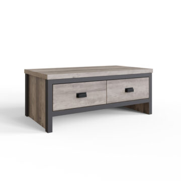Fenway Grey 2 Drawer Coffee Table