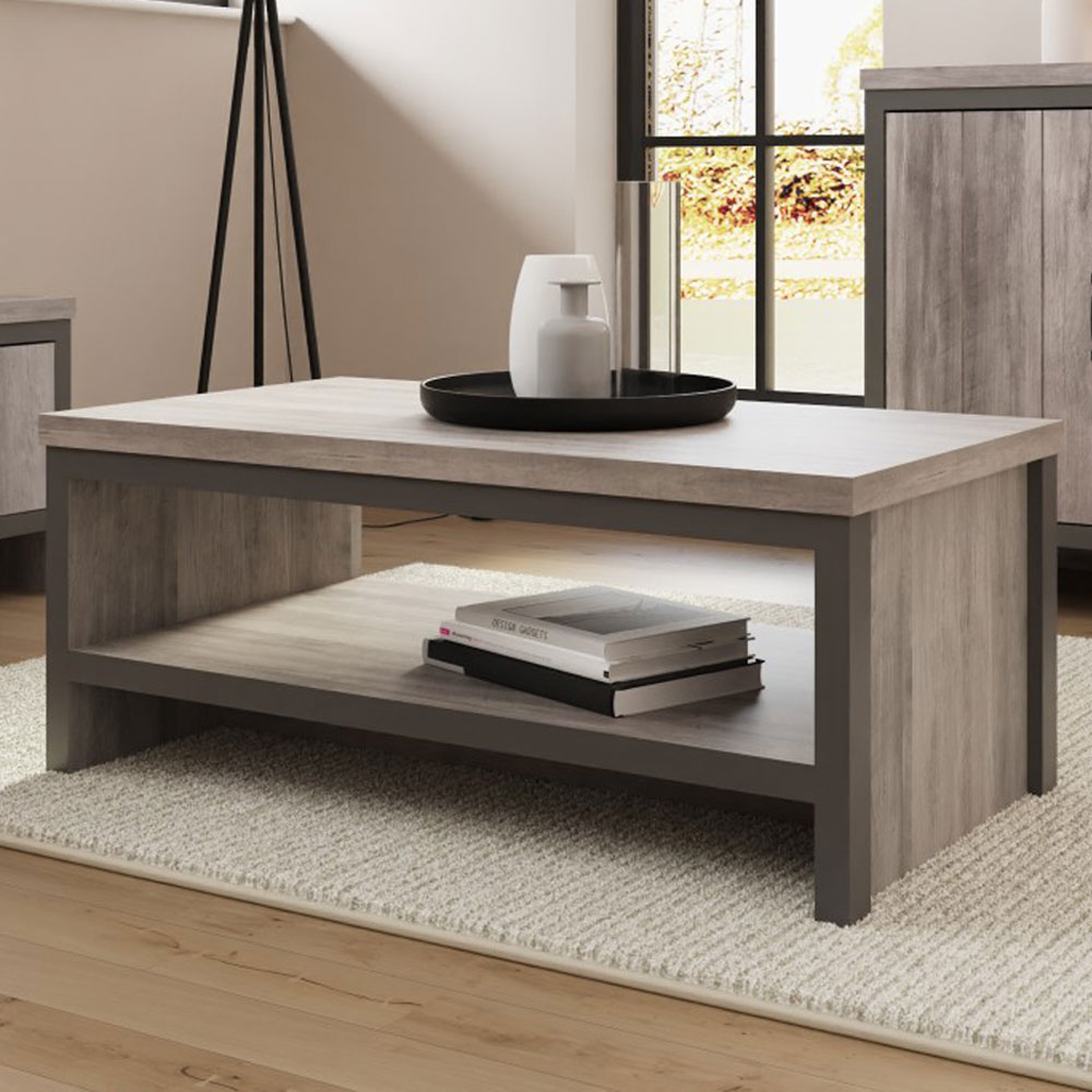 Fenway Grey Simple Coffee Table