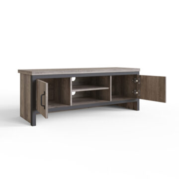 Fenway Grey 2 Door TV Unit 113cm