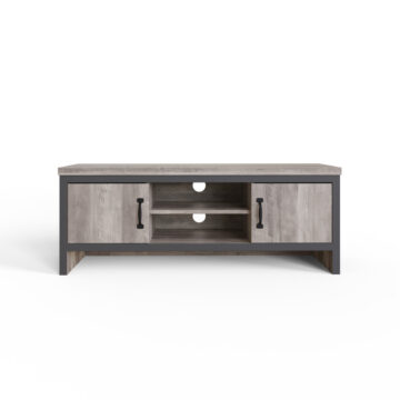 Fenway Grey 2 Door TV Unit 113cm