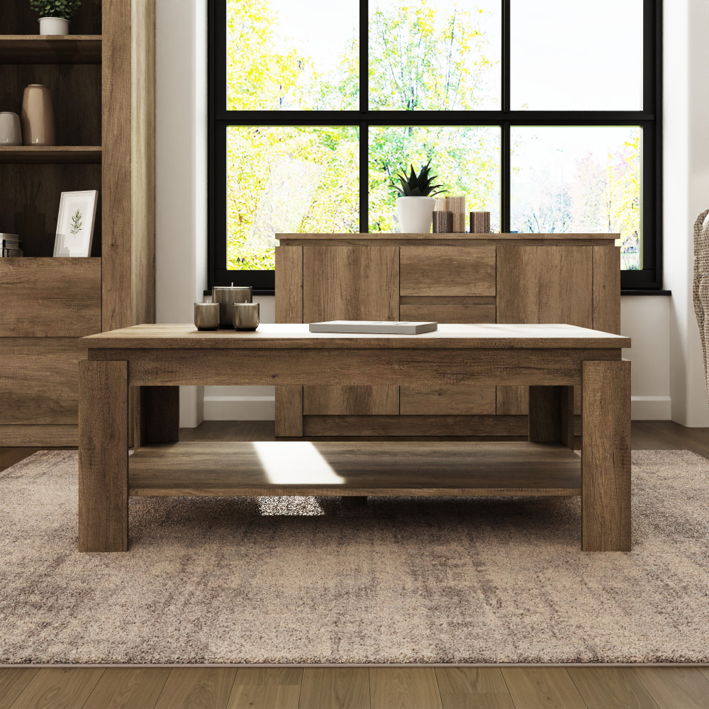 Valley Coffee Table | Oak Finish
