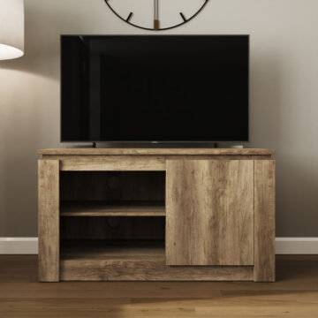 Valley Oak 1 Door Compact TV Unit 108cm