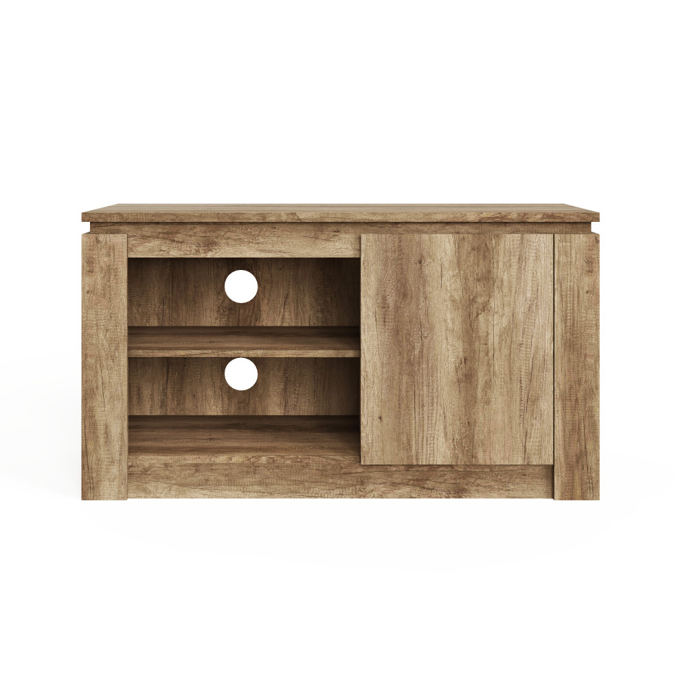 Valley Oak 1 Door Compact TV Unit 108cm