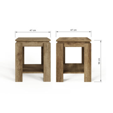 Valley Oak Lamp Table | Clearance