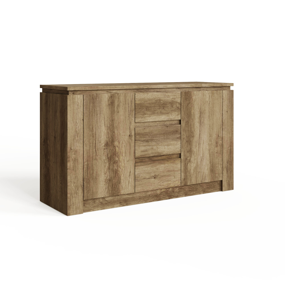 Valley Oak Sideboard 2 Door 3 Drawer | Clearance