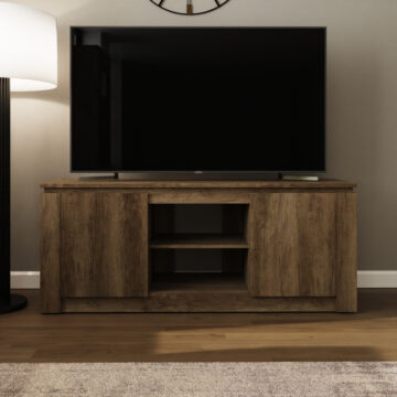 Valley Oak 2 Door TV Unit 147cm