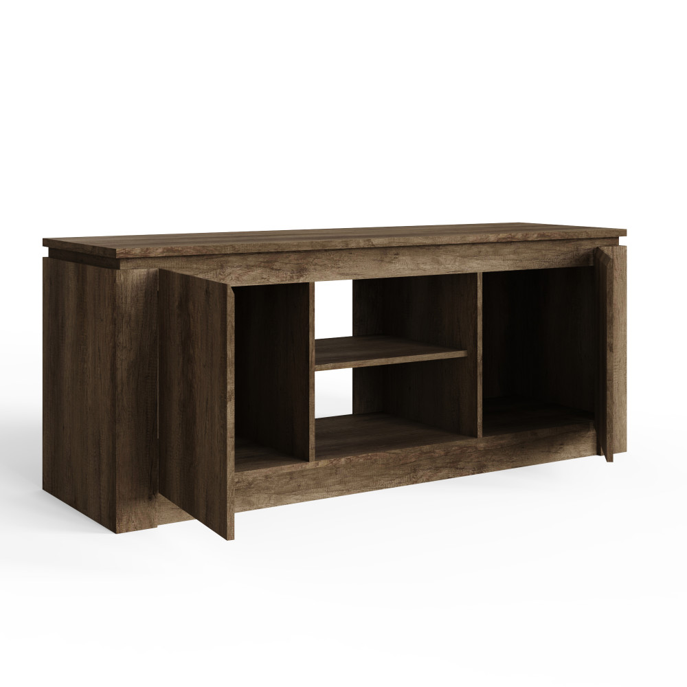 Valley Oak 2 Door TV Unit 147cm