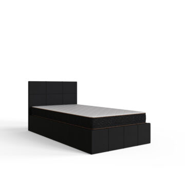 Marikina Black 3′ End Lift Ottoman Single Bed