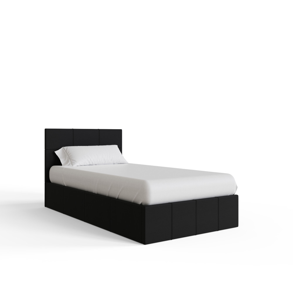 Marikina Black 3' End Lift Ottoman Single Bed